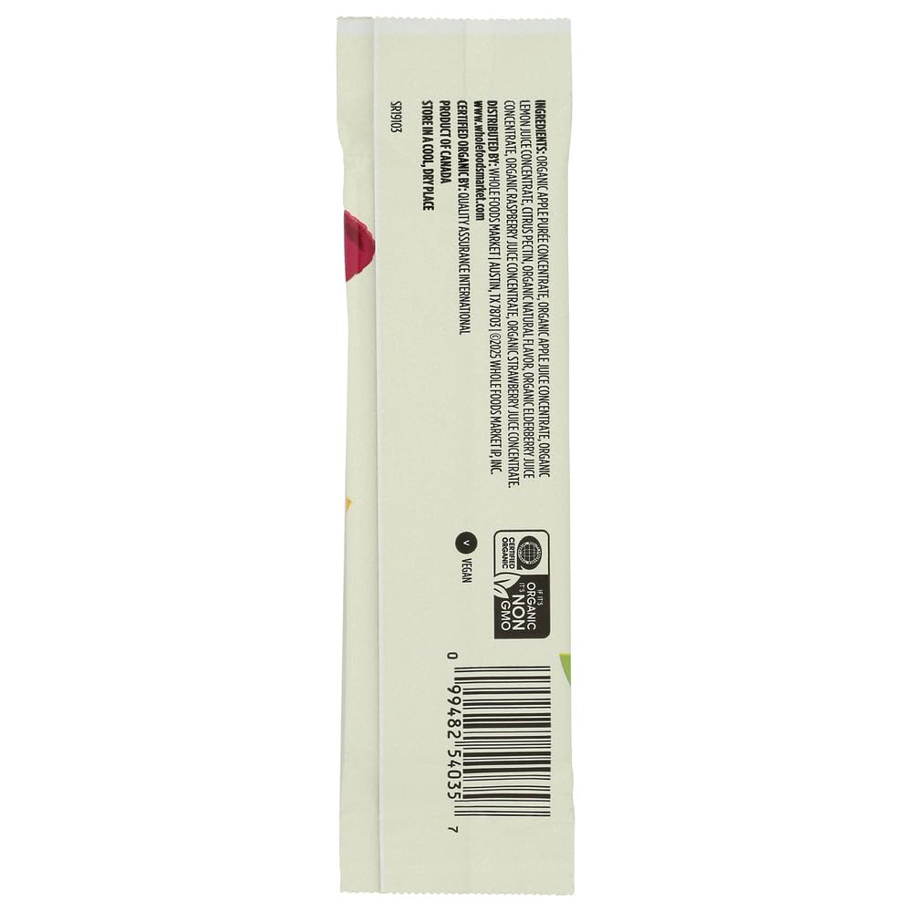 Organic Berry Blend Fruit Strip Single 0.5 Oz 365 By Whole Foods Market