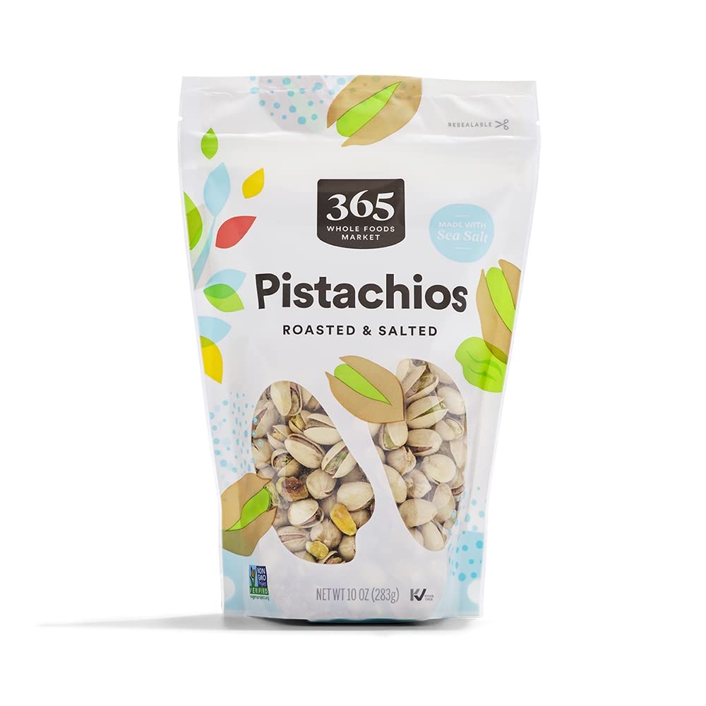 Roasted Salted Pistachios 10 Oz 365 By Whole Foods Market
