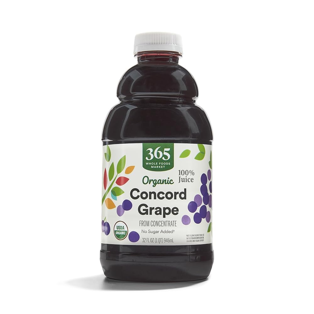 Organic Concord Grape Juice 32 Fl Oz 365 By Whole Foods Market