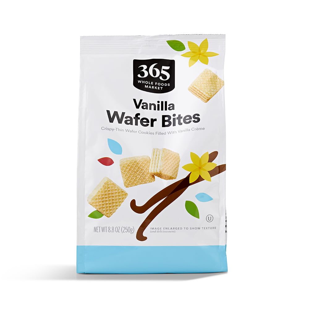 Vanilla Wafer Bites 8.8 Oz 365 By Whole Foods Market