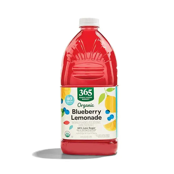Organic Blueberry Lemonade Reduced Sugar Juice 64 Fl Oz 365 By Whole Foods Market