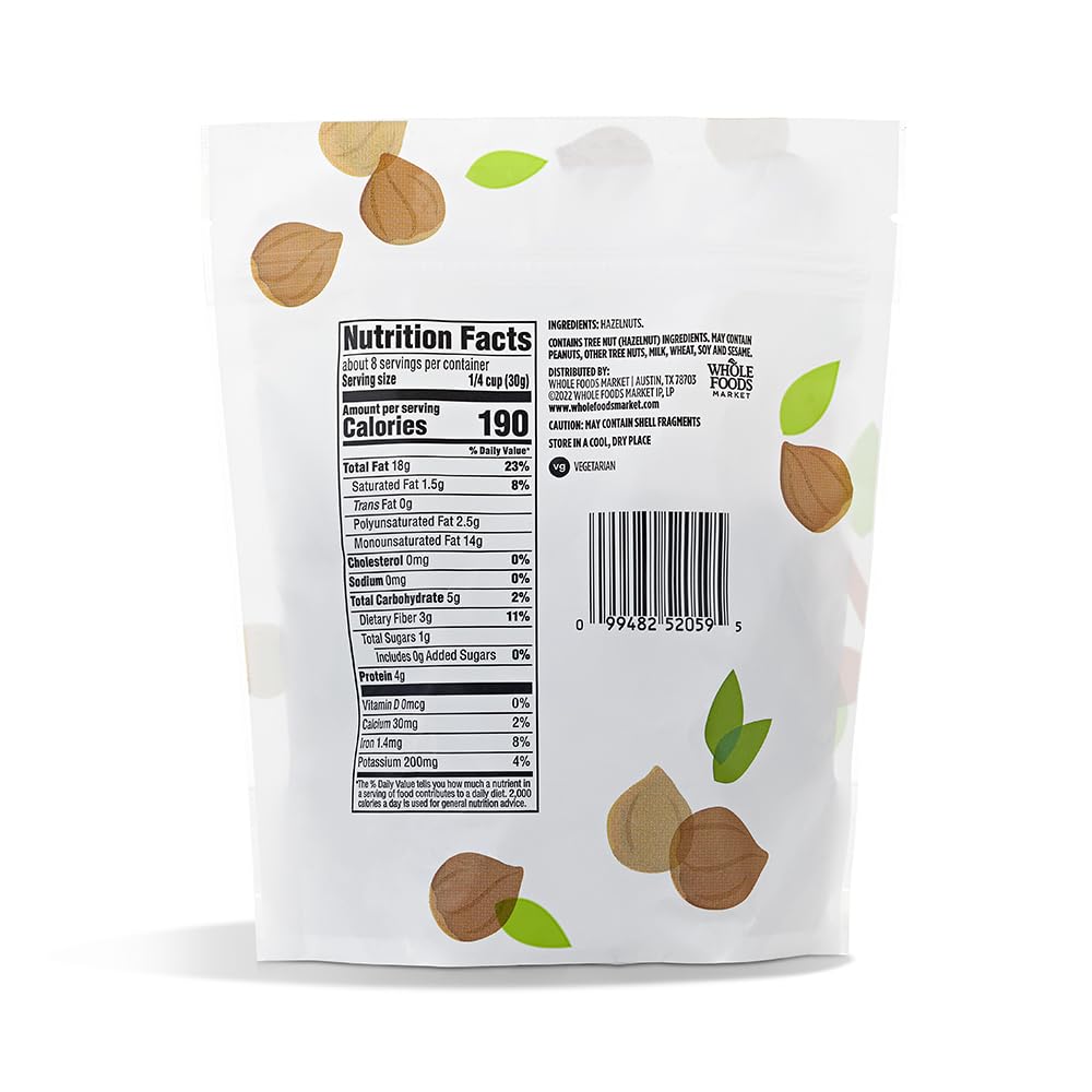 Hazelnuts 8 Oz 365 By Whole Foods Market