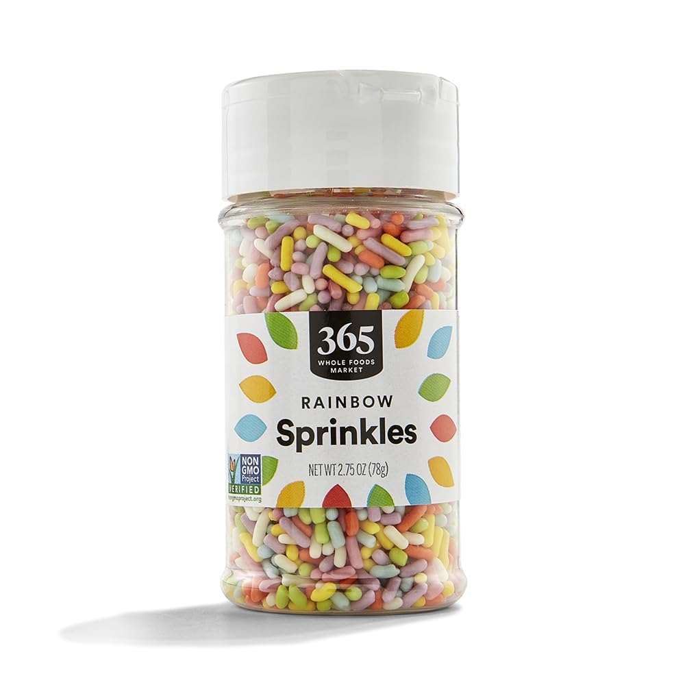 Rainbow Sprinkles 2.75 Oz 365 By Whole Foods Market