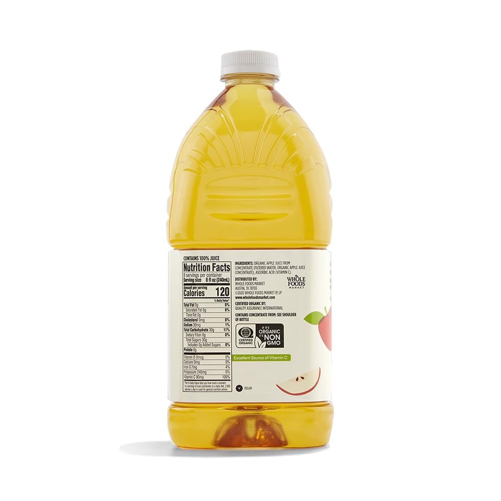 Organic Apple Juice 64 Fl Oz 365 By Whole Foods Market
