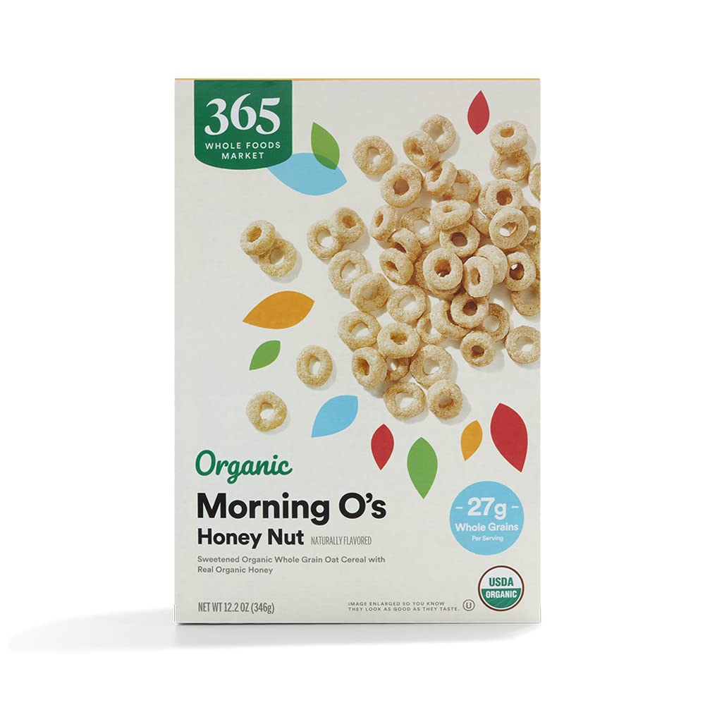Organic Honey And Nut Morning O's Cereal 12.2 Oz 1 Count 365 By Whole Foods Market