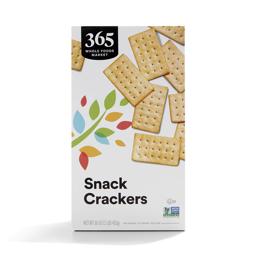 Natural Buttery Flavor Snack Crackers 16 Oz 1 Count 365 By Whole Foods Market