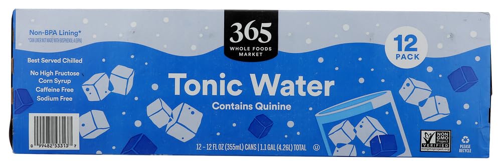 Tonic Water 12pk 12 Fl Oz 365 By Whole Foods Market