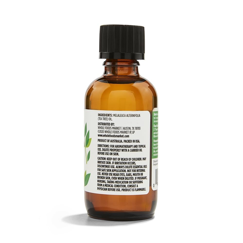 Tea Tree 100% Pure Essential Oil 2 Fl Oz 365 By Whole Foods Market