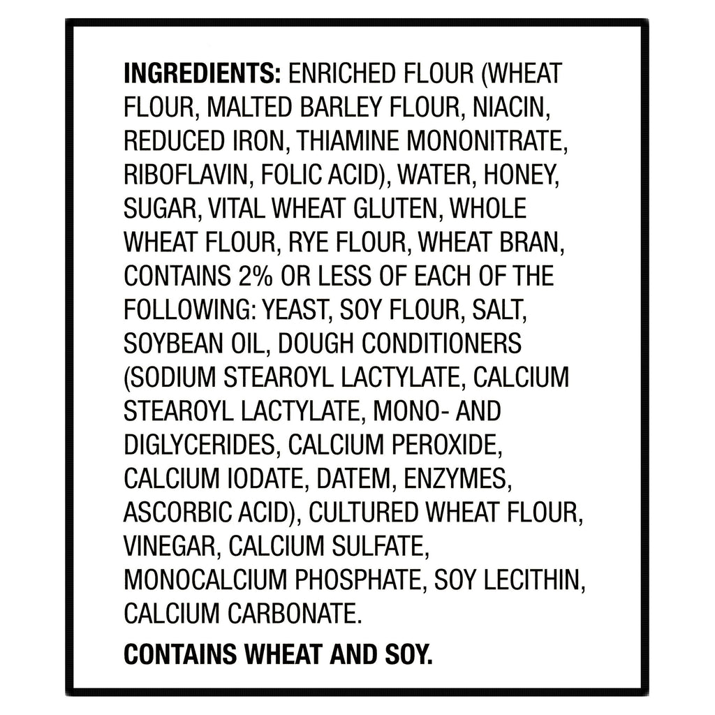Honey Wheat Bread 20 Oz