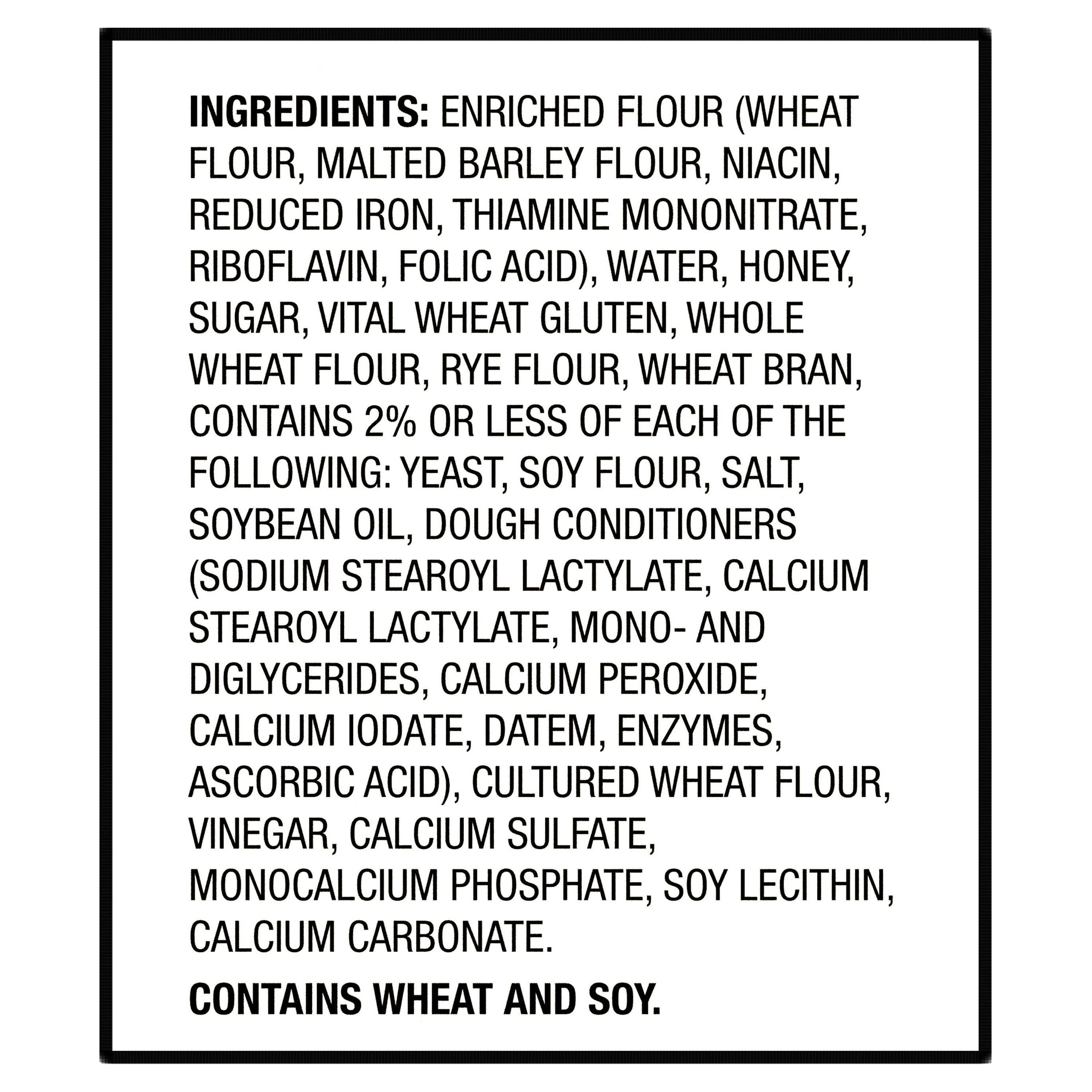 Honey Wheat Bread 20 Oz