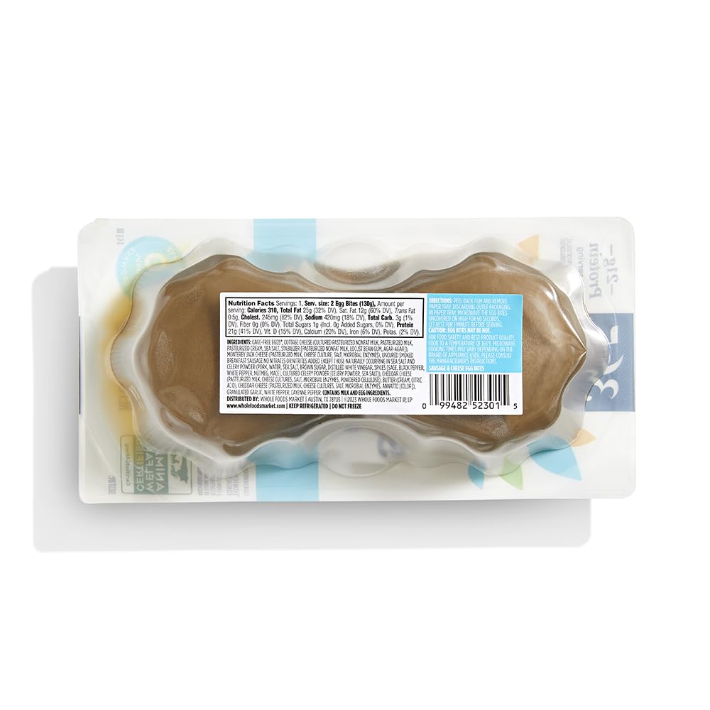 Sausage And Cheese Egg Bites 4.6 Oz 365 By Whole Foods Market