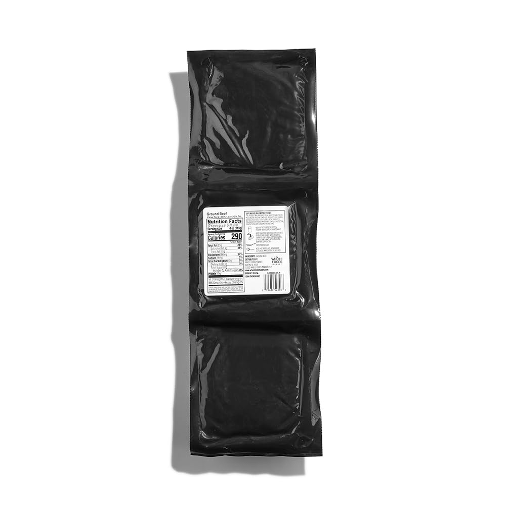 Ground Beef 80% Lean/20% Fat 48 Oz 365 By Whole Foods Market