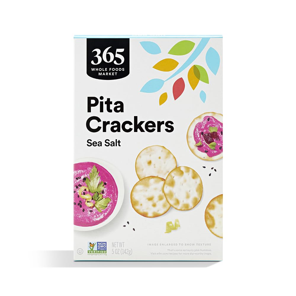 Cracker Pita Sea Salt 5 Oz 365 By Whole Foods Market