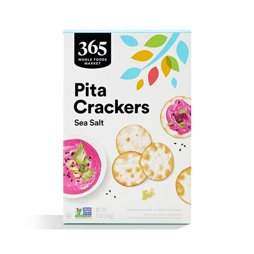 Cracker Pita Sea Salt 5 Oz 365 By Whole Foods Market