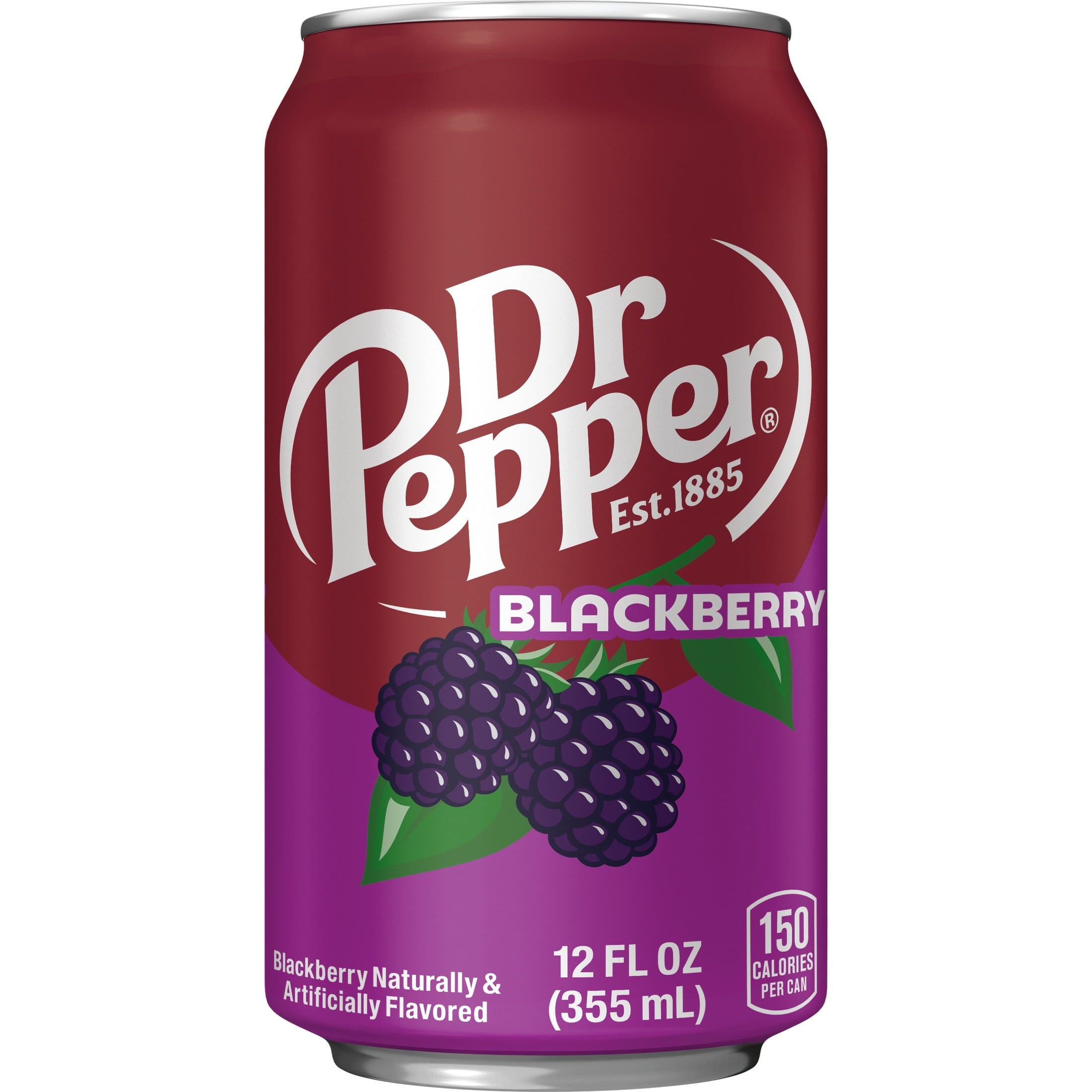 Dr Pepper Blackberry Soda Pop Cans 12 Fl Oz 12 Pack