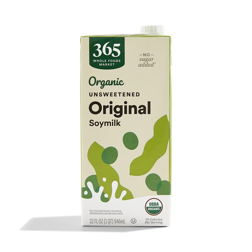 Organic Unsweetened Soy Beverage 32 Fl Oz 365 By Whole Foods Market