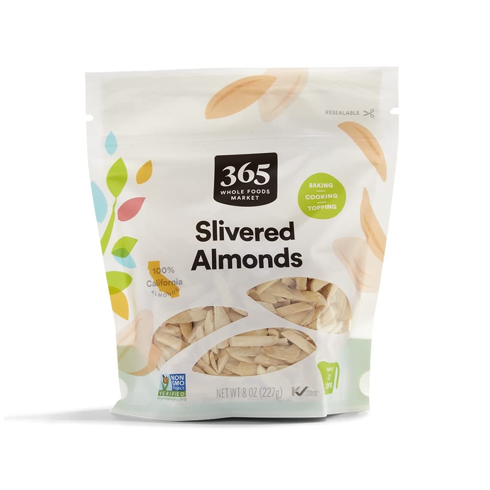 Blanched And Slivered Almonds 8 Oz 365 By Whole Foods Market