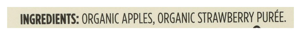 Organic Strawberry Applesauce Pouches Unsweetened 3.2 Oz 4 Ct 365 By Whole Foods Market