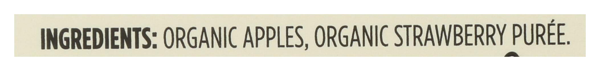 Organic Strawberry Applesauce Pouches Unsweetened 3.2 Oz 4 Ct 365 By Whole Foods Market