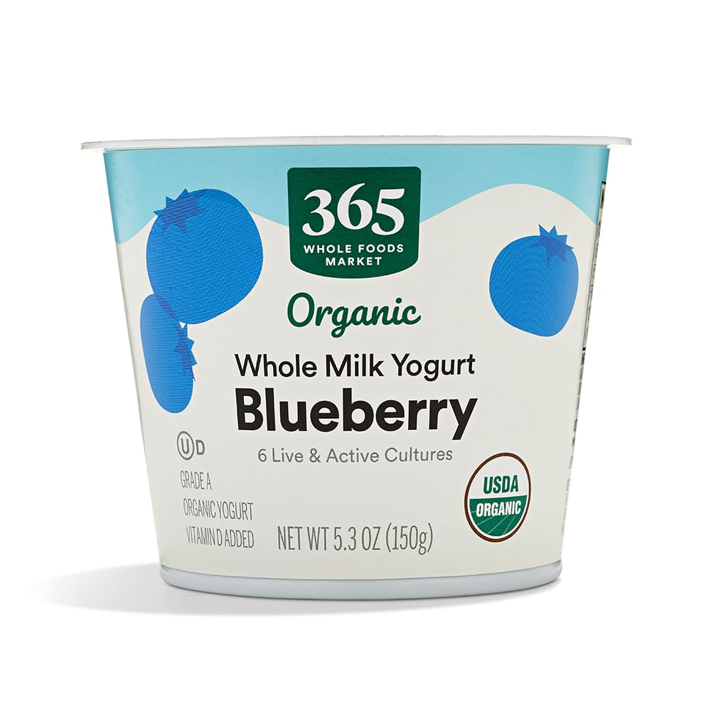 Organic Blueberry Yogurt 5.3 Oz 365 By Whole Foods Market