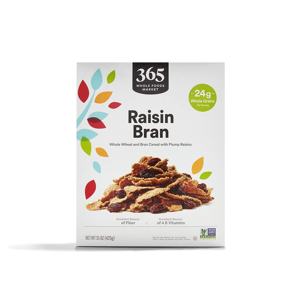 Raisin Bran Cereal 15 Oz 365 By Whole Foods Market