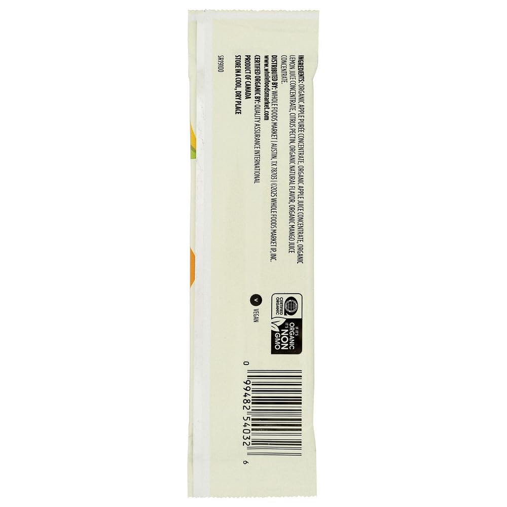 Organic Mango Fruit Strip Single 0.5 Oz 365 By Whole Foods Market
