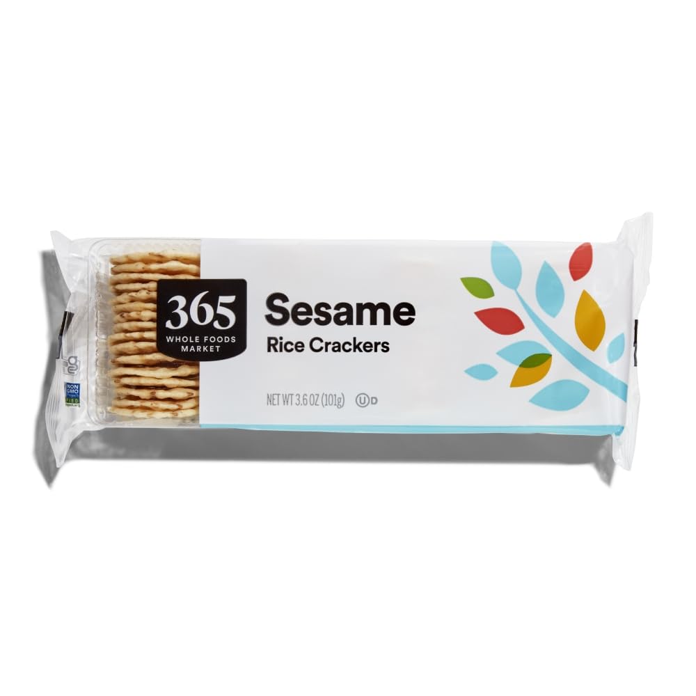Sesame Rice Crackers 3 Oz 365 By Whole Foods Market