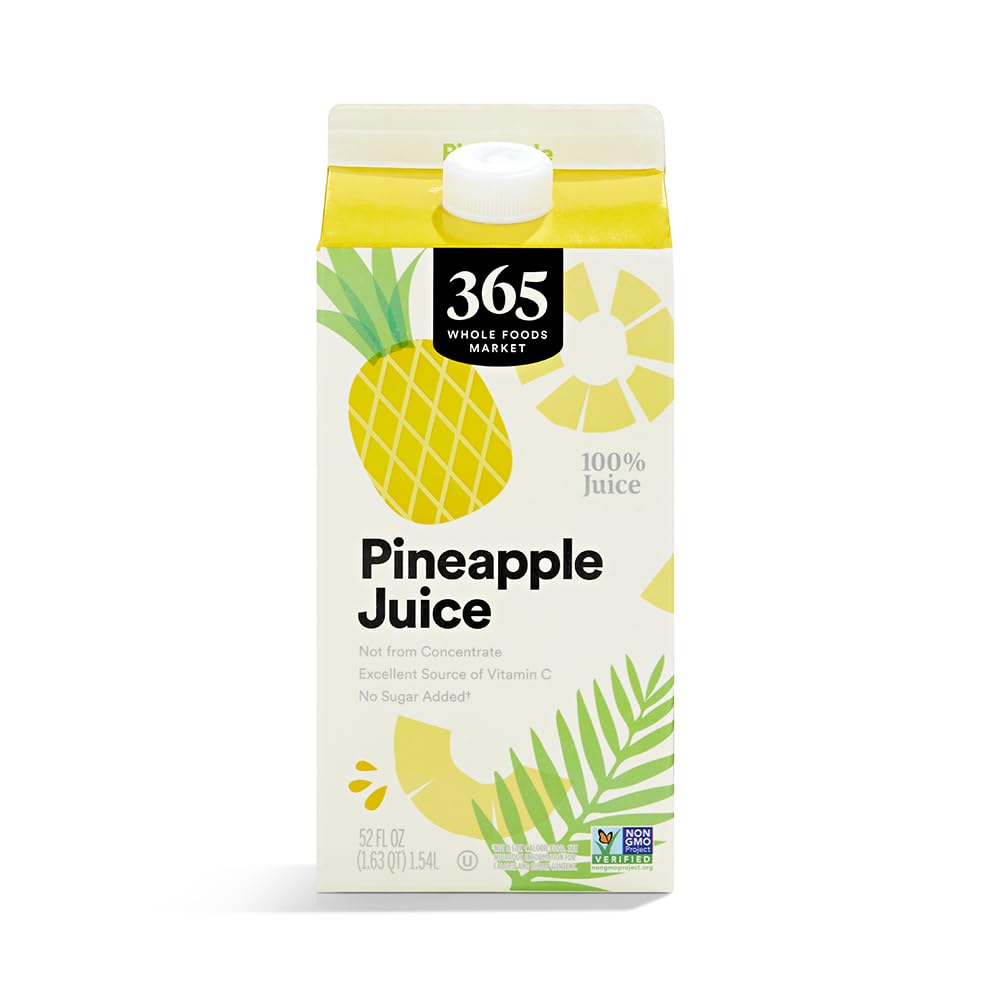 Pineapple Juice 52 Fl Oz 365 By Whole Foods Market