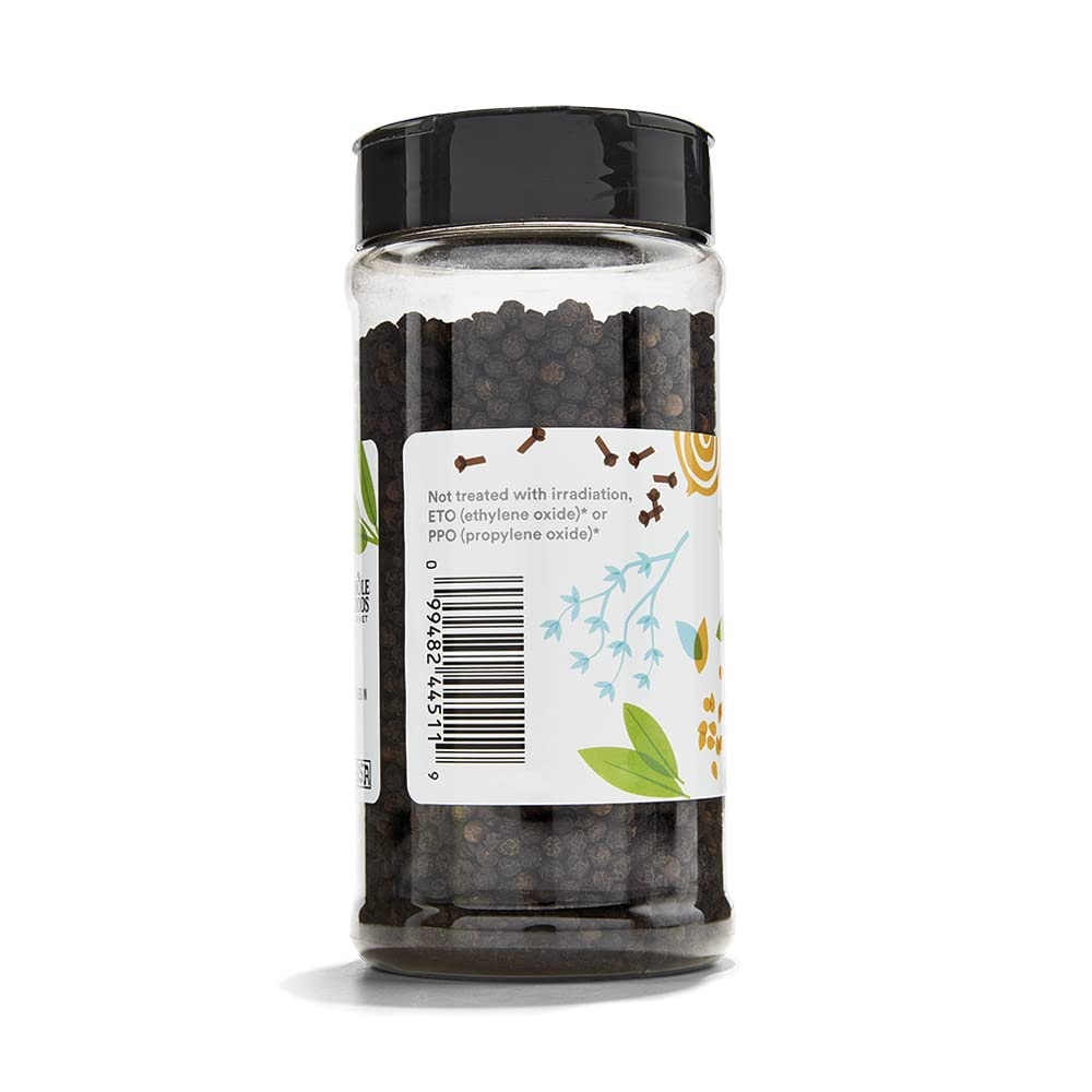 Whole Black Peppercorns 8.08 Oz 365 By Whole Foods Market