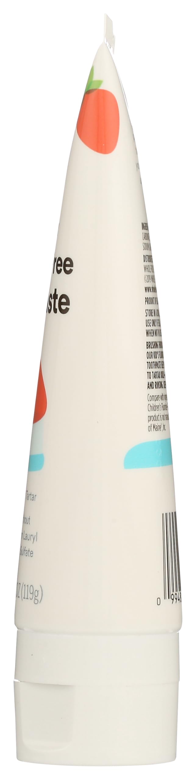 Kids Fluoride-Free Toothpaste Strawberry 4.2 Oz 365 By Whole Foods Market
