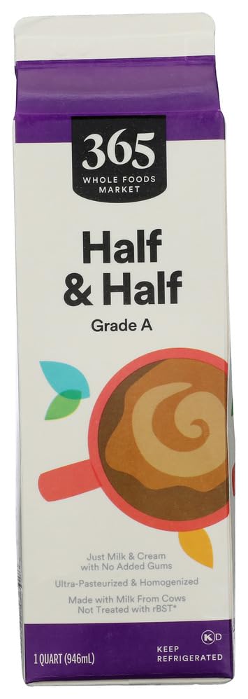 Half & Half Creamer 32 Fl Oz 365 By Whole Foods Market