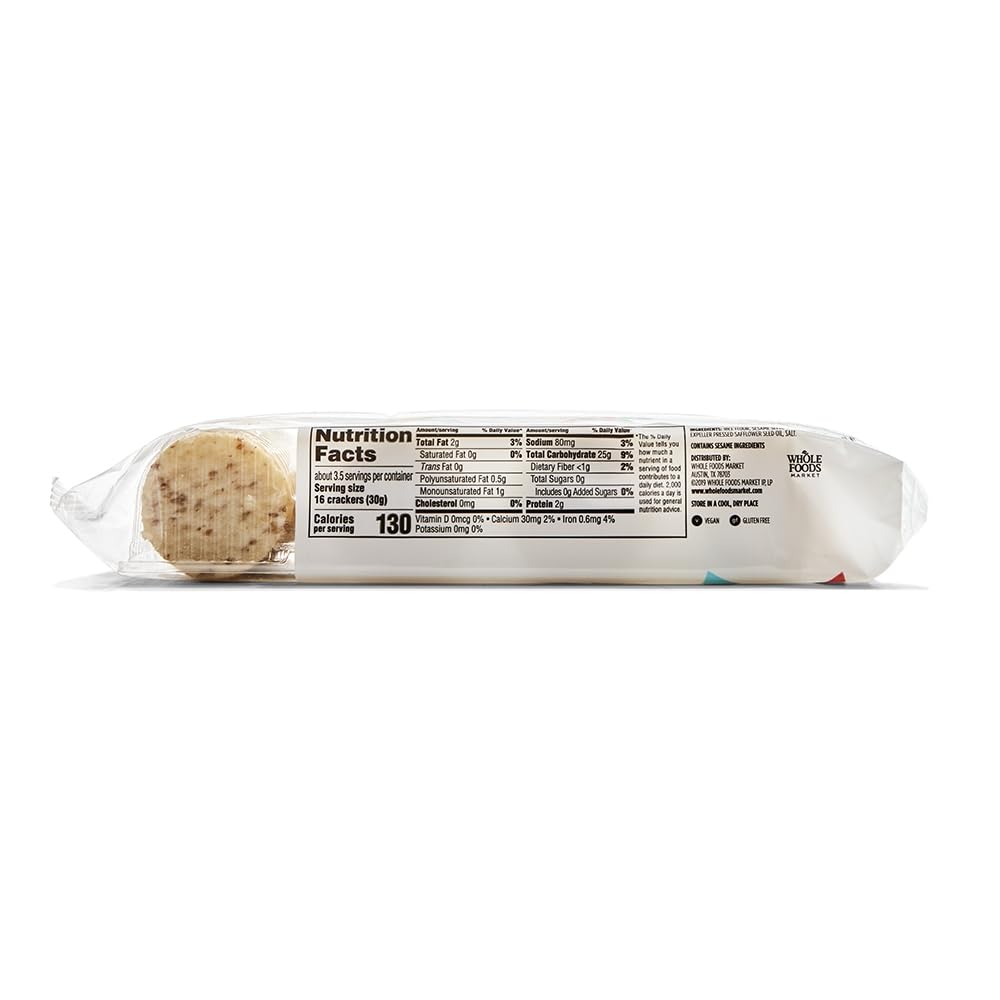Sesame Rice Crackers 3 Oz 365 By Whole Foods Market