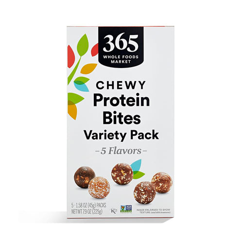 Chewy Protein Bites Variety Pack 1.58 Oz 365 By Whole Foods Market