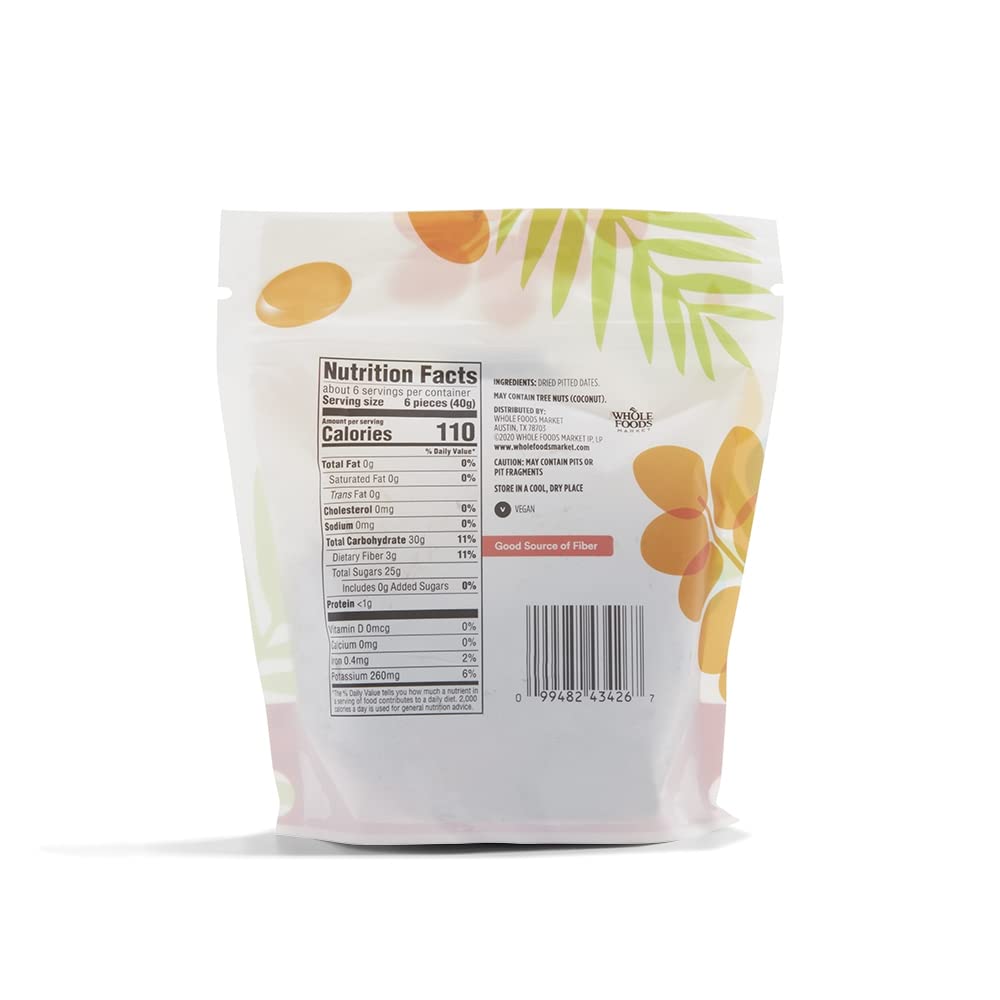 Pitted Dates 8 Oz 365 By Whole Foods Market