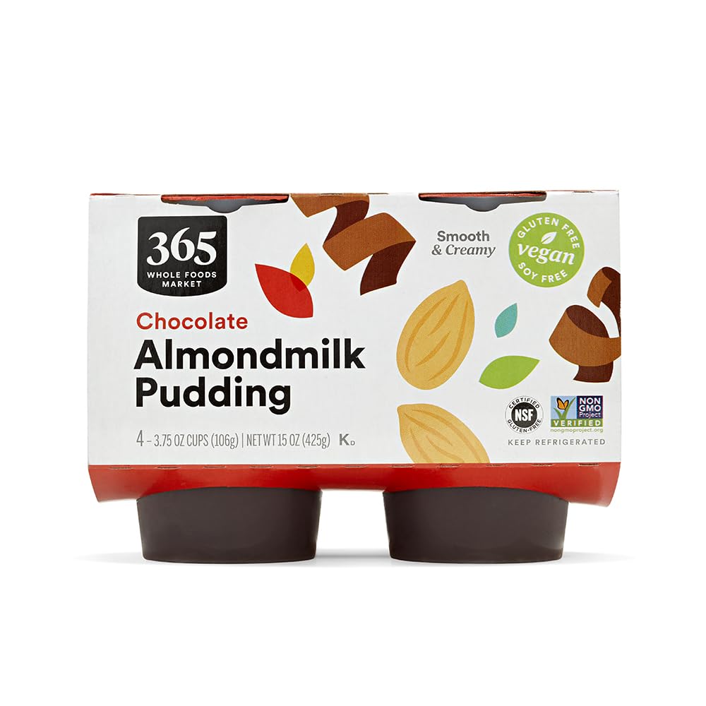 Chocolate Almond Milk Pudding 15 Oz 4 Pack 365 By Whole Foods Market