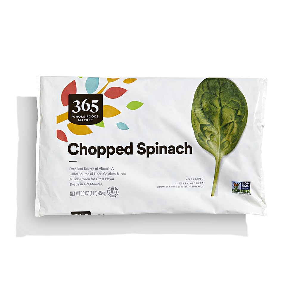 Chopped Spinach 16 Oz Frozen 365 By Whole Foods Market