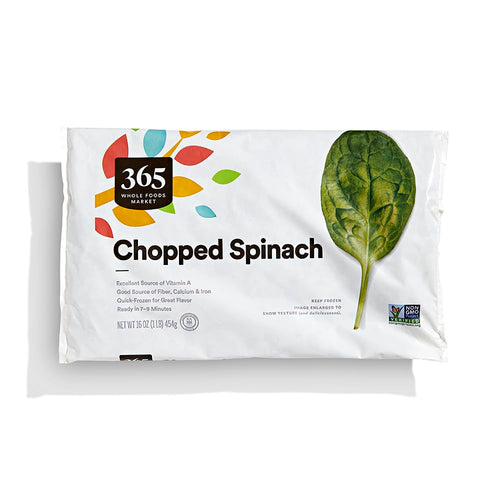 Chopped Spinach 16 Oz Frozen 365 By Whole Foods Market