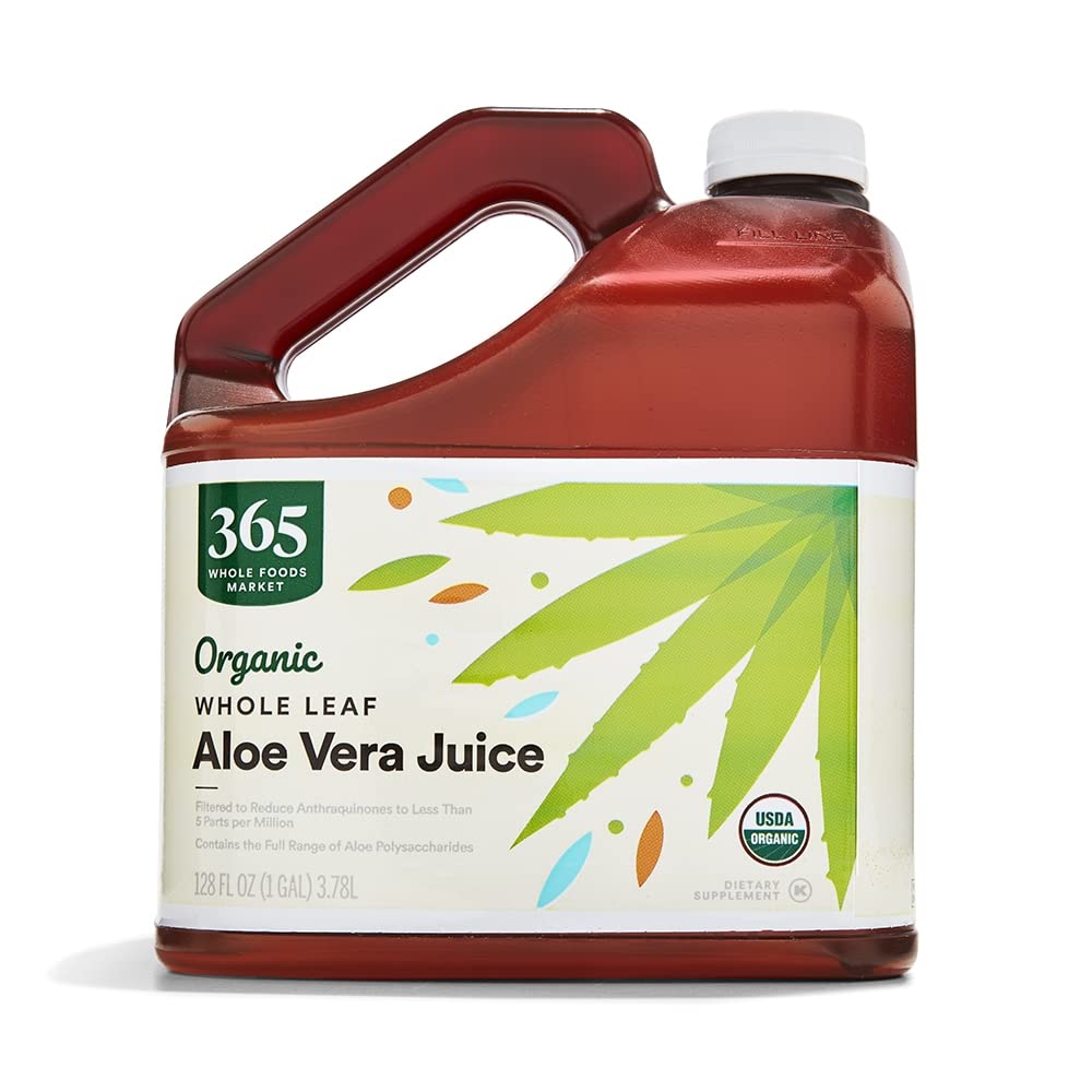 Organic Whole Leaf Aloe Vera Juice 128 Fl Oz 365 By Whole Foods Market