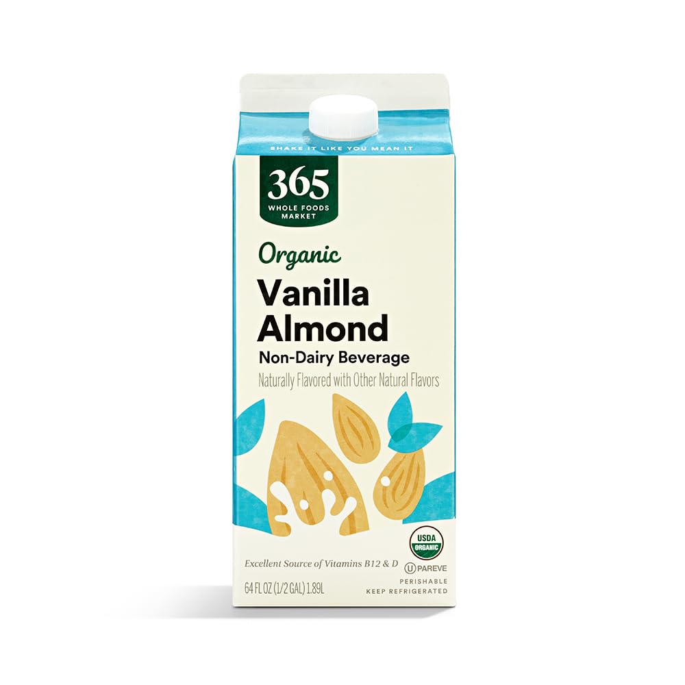 Organic Vanilla Almond Milk 64 Fl Oz 365 By Whole Foods Market