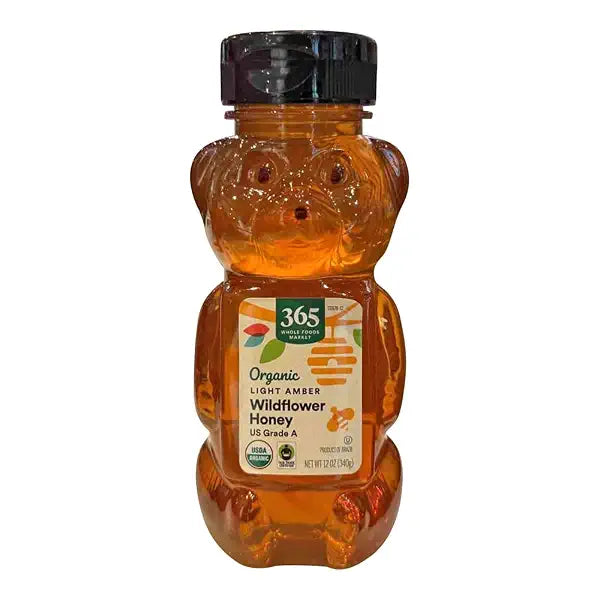 Organic Light Amber Wildflower Honey 12 Oz 365 By Whole Foods Market