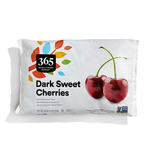 Dark Sweet Cherries Frozen 16 Oz 365 By Whole Foods Market