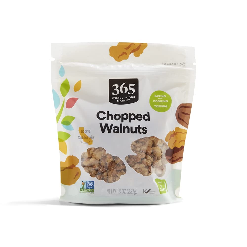Chopped Walnuts 8 Oz 365 By Whole Foods Market