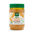 Organic Creamy Peanut Butter Unsweetened Unsalted 16 Oz 1 Count 365 By Whole Foods Market