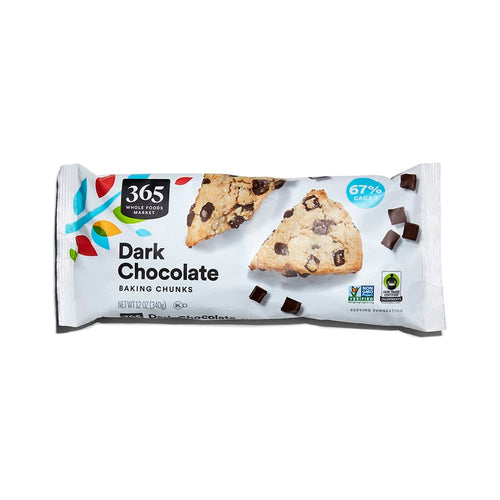 Dark Chocolate Baking Chunks 12 Oz 365 By Whole Foods Market