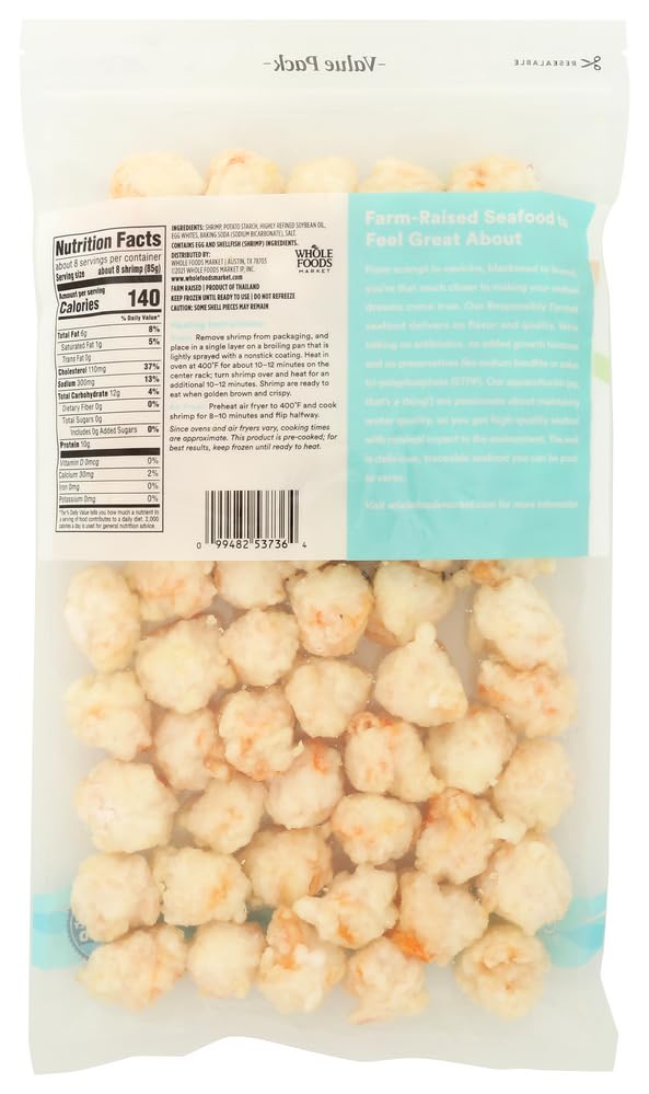 Boom Boom Breaded Shrimp Appetizer 24 Oz 365 By Whole Foods Market