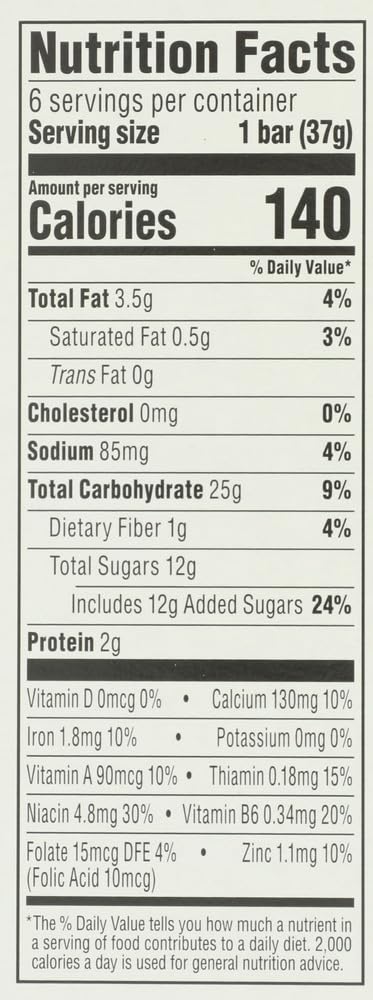 Organic Strawberry Cereal Bar 6 Count 7.8 Oz 365 by Whole Foods Market