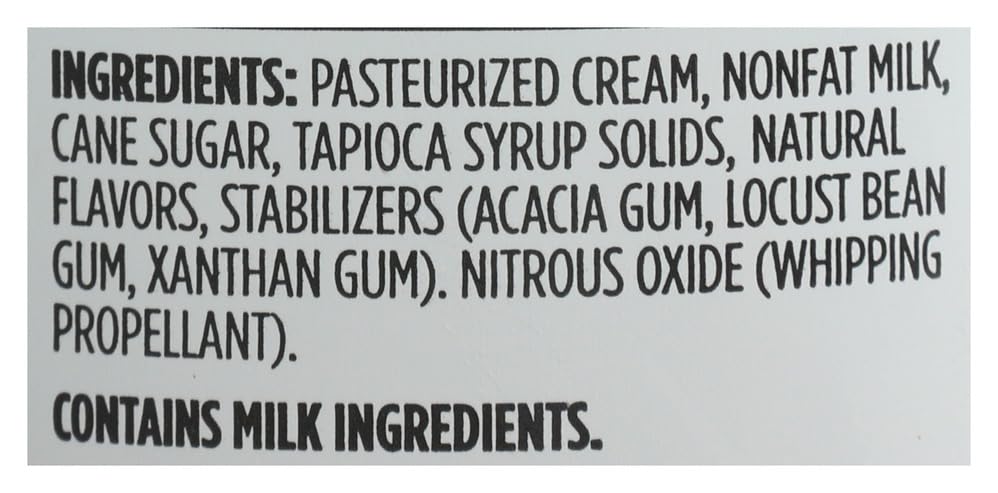 Real Dairy Whipped Cream 7 Oz 365 By Whole Foods Market