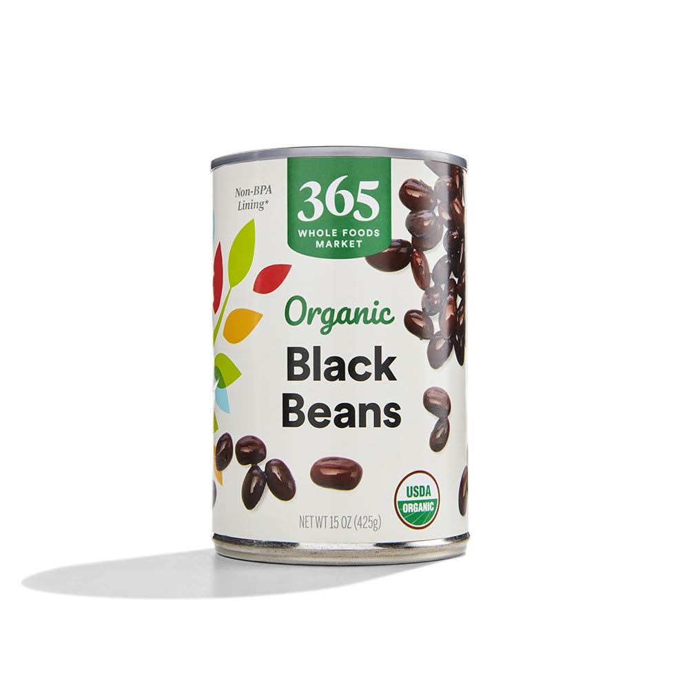 Organic Black Beans 15 Oz 365 By Whole Foods Market