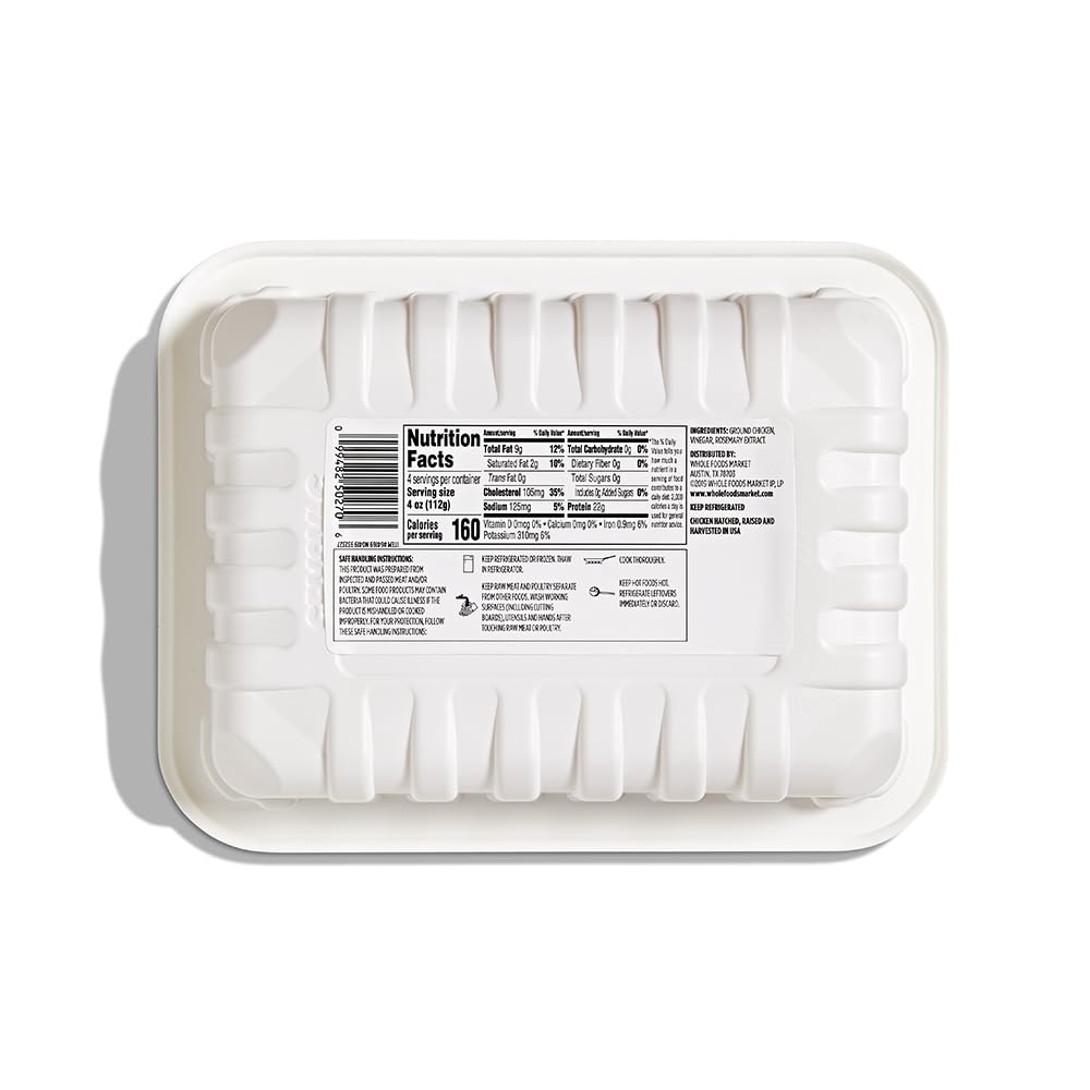 Ground Chicken 16 Oz 365 By Whole Foods Market