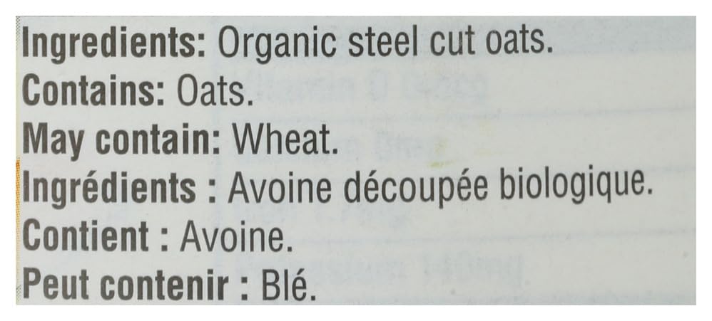 Organic Quick Cook Steel Cut Oats 24 Oz 365 By Whole Foods Market